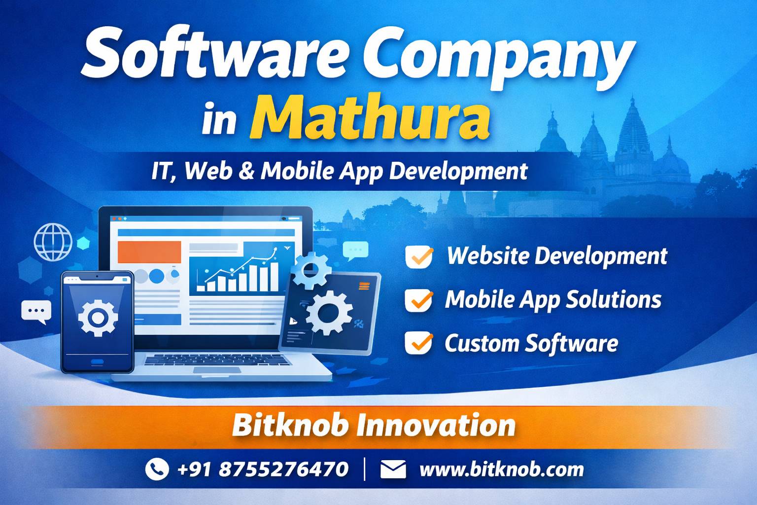 Software Company in Mathura – Complete IT & Software Development Solutions for Growing Businesses