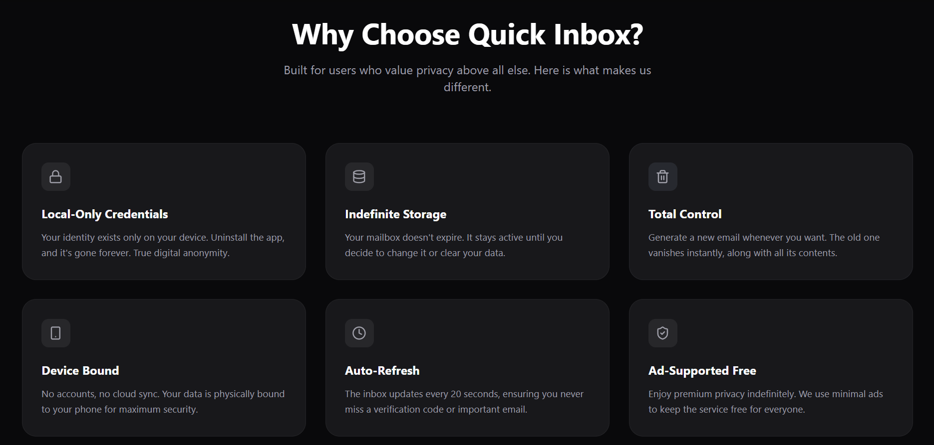 Unlimited Control & Flexible Usage feature