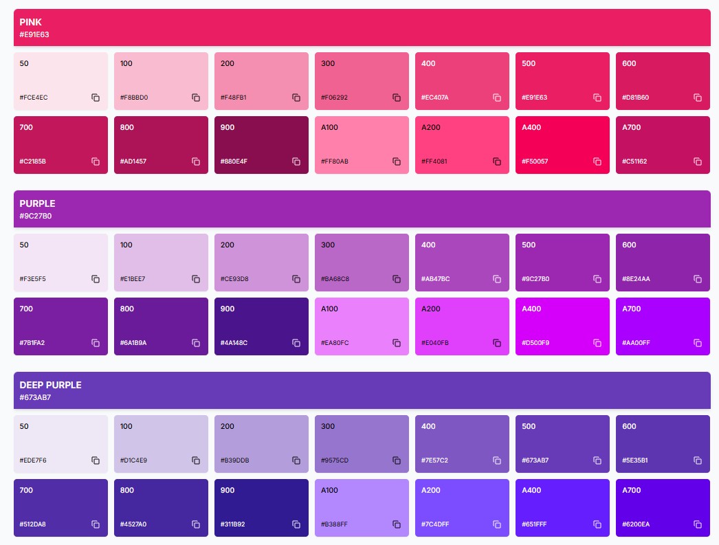 Multi Group Colors feature