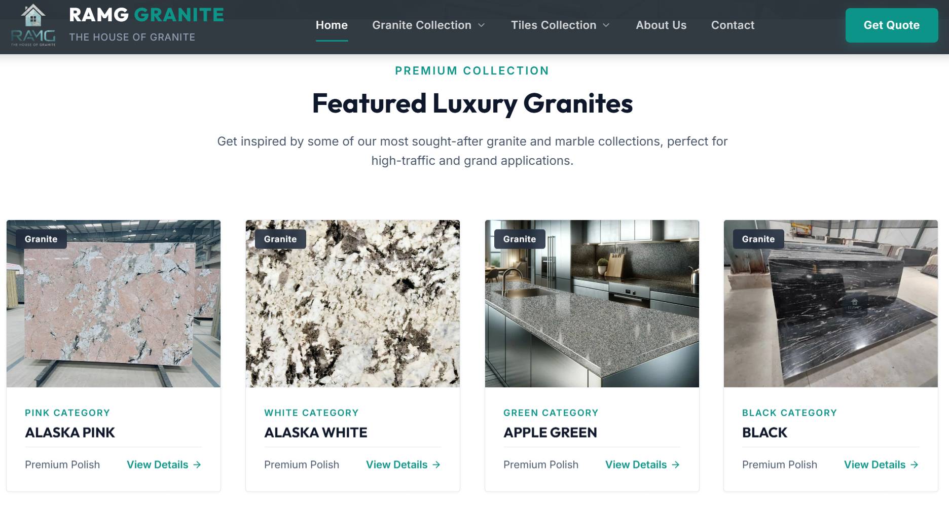Featured Products feature