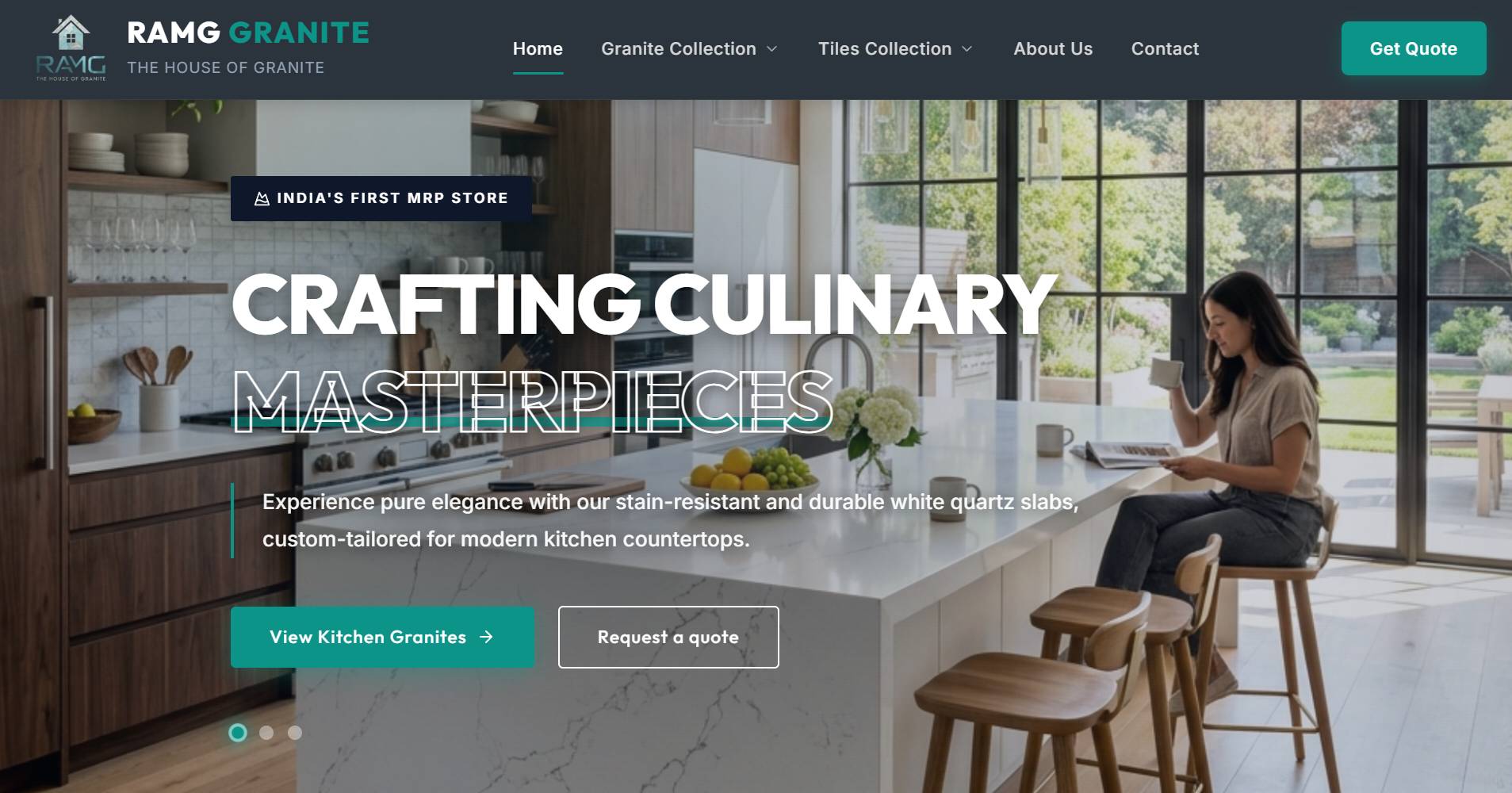 Ramg Granite Website thumbnail